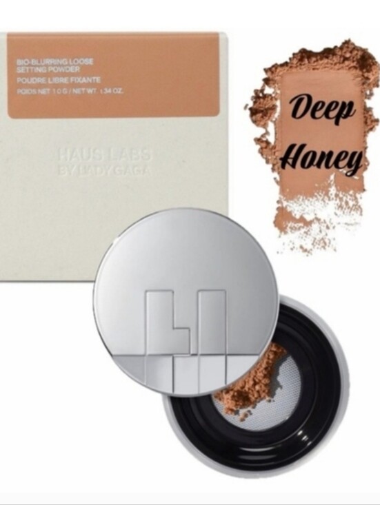 Haus Labs By Lady Gaga Other - HAUS LABS by Lady Gaga Bio-Blurring Loose Setting Powder – Deep Honey | Talc-Fre